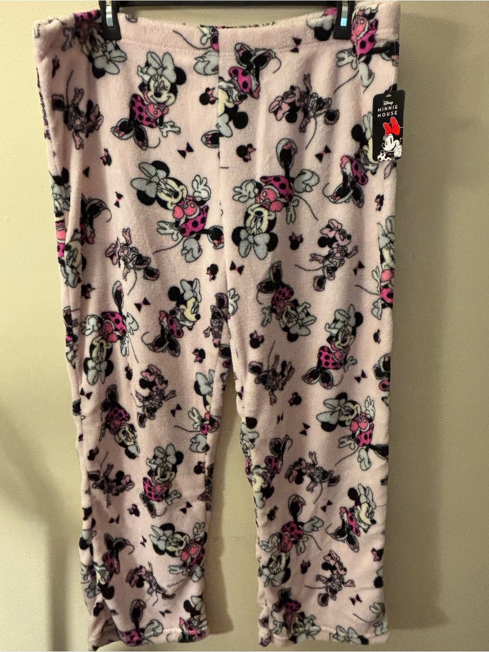 Disney Minnie Mouse Pink Fleece Pajama Pants Size 2X NWT!